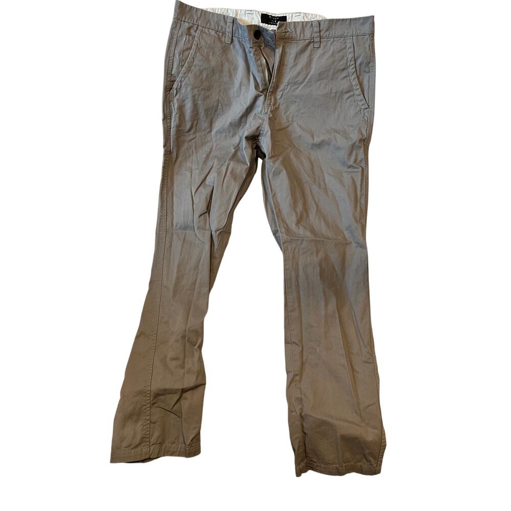 Matchstick Gray Argus Straight Chinos Men 35x30